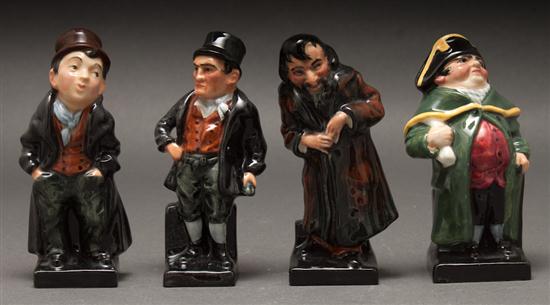 Four Royal Doulton china figures