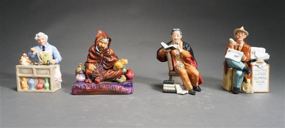 FOUR ROYAL DOULTON FIGURES OF