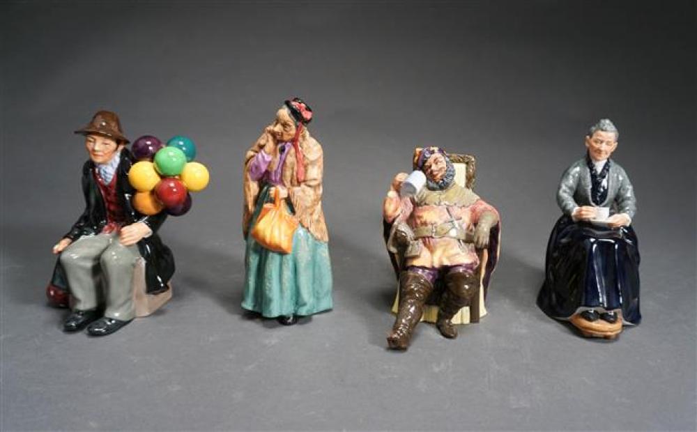 FOUR ROYAL DOULTON FIGURES OF