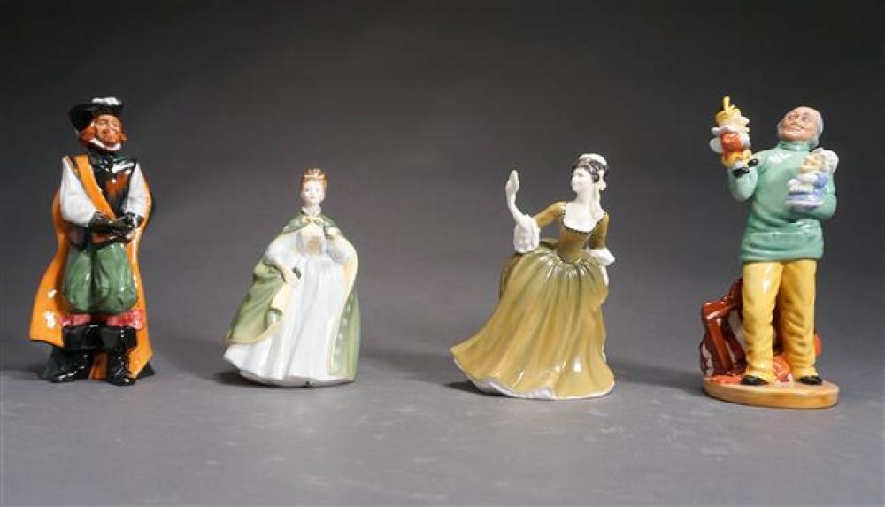 FOUR ROYAL DOULTON FIGURES OF