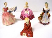 Four Royal Doulton figures: Pr