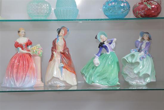 FOUR ROYAL DOULTON FIGURINES. ''Top