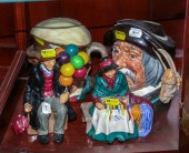 FOUR ROYAL DOULTON PAINTED CHI
