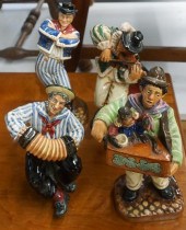 FOUR ROYAL DOULTON PORCELAIN F