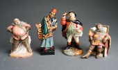 FOUR ROYAL DOULTON PORCELAIN F