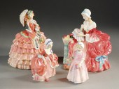 FOUR ROYAL DOULTON PORCELAIN F
