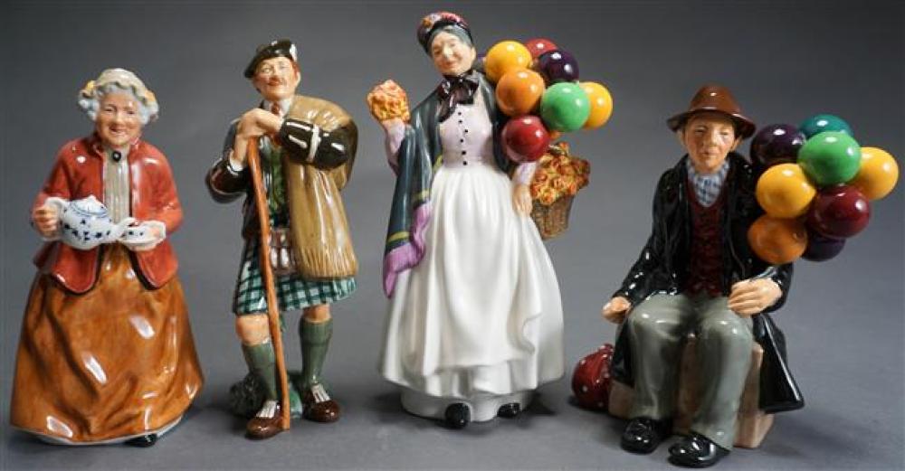 FOUR ROYAL DOULTON PORCELAIN
