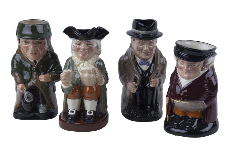 FOUR ROYAL DOULTON TOBY