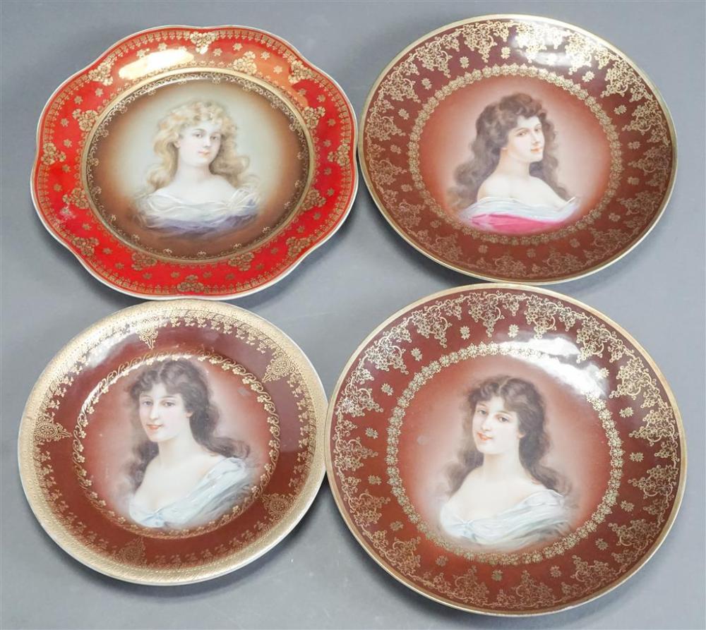 FOUR ROYAL VIENNA PORCELAIN