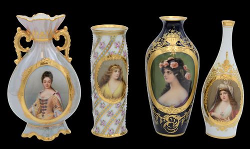 FOUR ROYAL VIENNA PORTRAIT