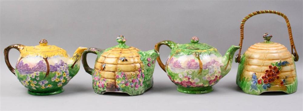 FOUR ROYAL WINTON TEAPOTSFOUR ROYAL