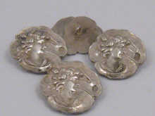Four Russian hallmarked silver