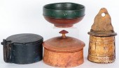 FOUR SCANDINAVIAN PAINTED WOOD