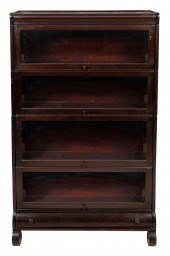 FOUR-SECTION BARRISTER'S BOOKC
