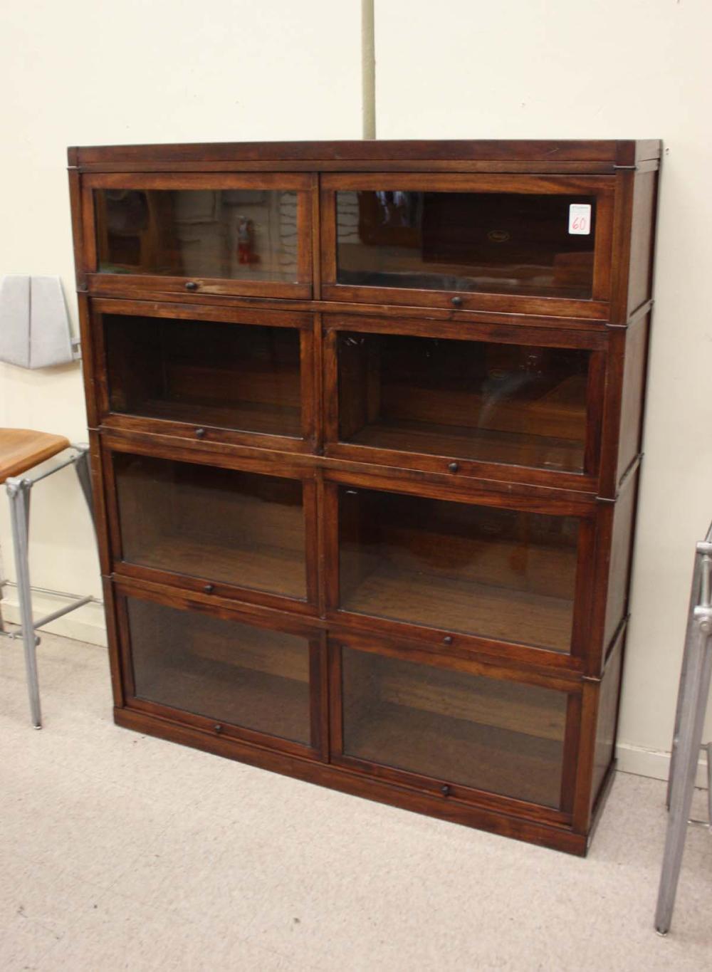 FOUR-SECTION STACKING MAHOGANY