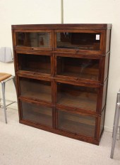 FOUR-SECTION STACKING MAHOGANY