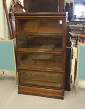 FOUR-SECTION STACKING OAK BOOK