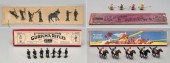 Four sets Britains toy soldier