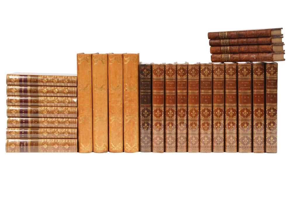 FOUR SETS OF ANTIQUE BOOKSthe