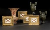 Four Sets of  Shadowboxed Plas