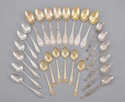 Four Sets of Sterling Silver