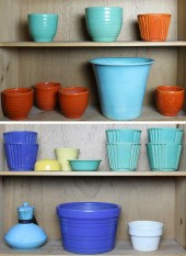FOUR SHELVES OF AMERICAN ART P