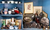 FOUR SHELVES OF ASIAN TABLE IT