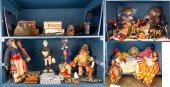 FOUR SHELVES OF ASSOCIATED DEC