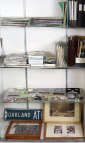 FOUR SHELVES OF BASEBALL MEMOR
