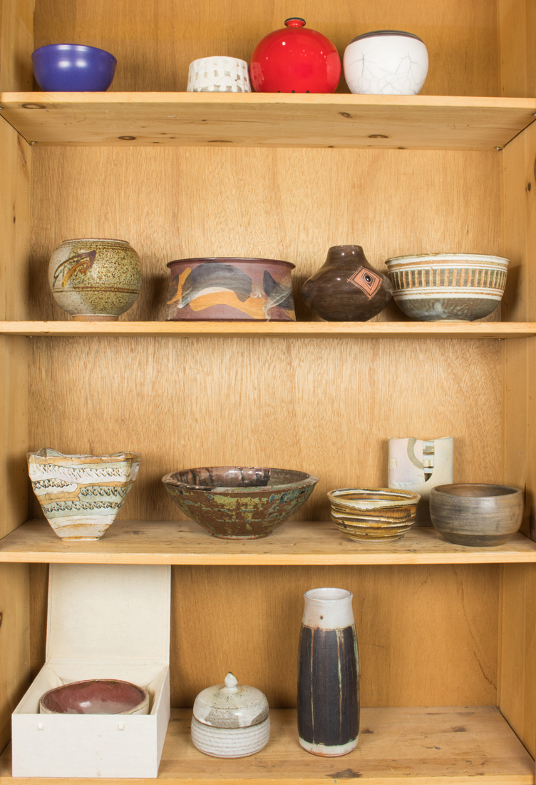 FOUR SHELVES OF CONTEMPORARY