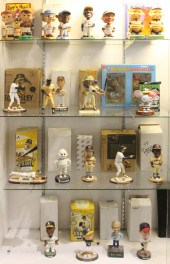 FOUR SHELVES OF MAINLY BASEBAL