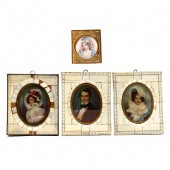 FOUR SIGNED ANTIQUE CONTINENTA