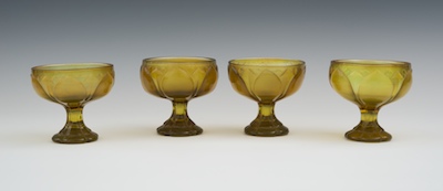 Four Signed Tiffany Sherbet Cups