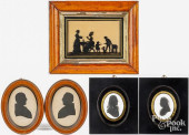 FOUR SILHOUETTES, ETC.<br>Four