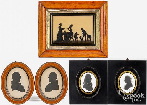 FOUR SILHOUETTES, ETC.Four