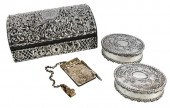 FOUR SILVER DRESSER ITEMSAmeri