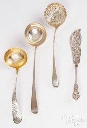 FOUR SILVER SERVING PIECESFour