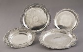 Four Silverplate Serving Items