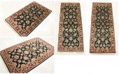 FOUR SIMILAR HAND KNOTTED ORIE