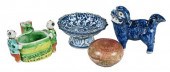 FOUR SMALL CHINESE TABLE ARTIC
