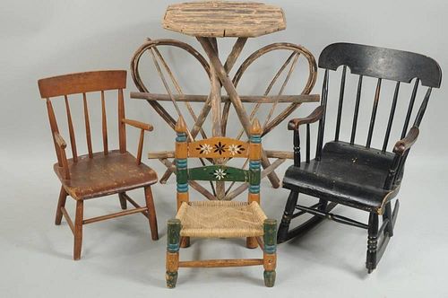 FOUR SMALL ITEMS FURNITUREFour