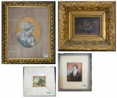FOUR SMALL PAINTINGSFOUR SMALL