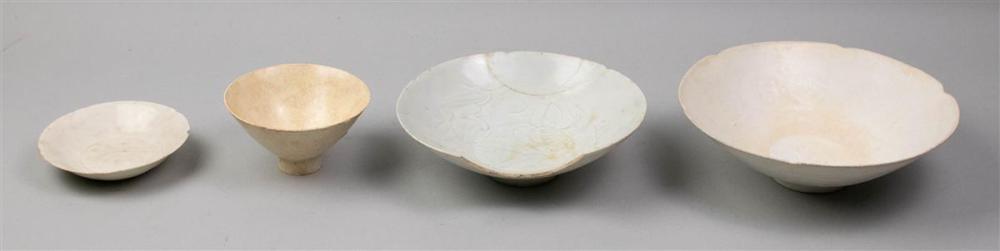 FOUR SONG DYNASTY QINGBAI WARESFOUR