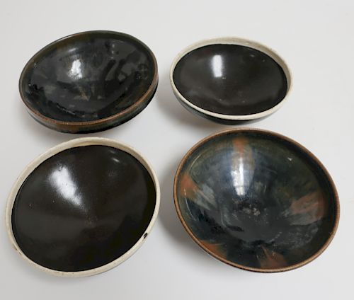 FOUR SONG DYNASTY TEA BOWLTwo