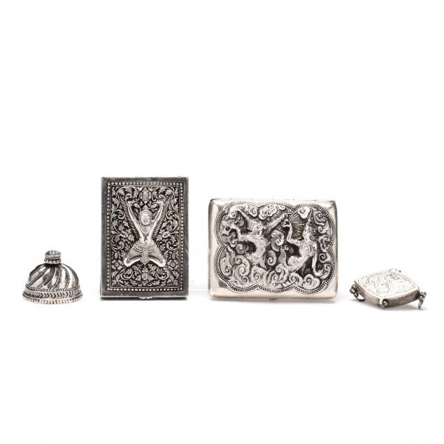FOUR SOUTHEAST ASIAN SILVER