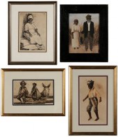 Four Southern Figural Scenes A