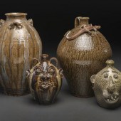 Four Southern Stoneware Jugs
N