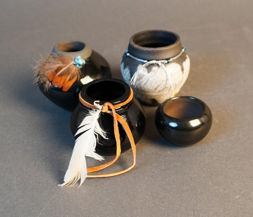 FOUR SOUTHWEST AMERICAN BLACK AND