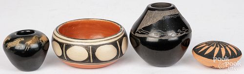 FOUR SOUTHWESTERN NATIVE AMERICAN