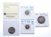 FOUR SPANISH COLONIAL SILVER 1